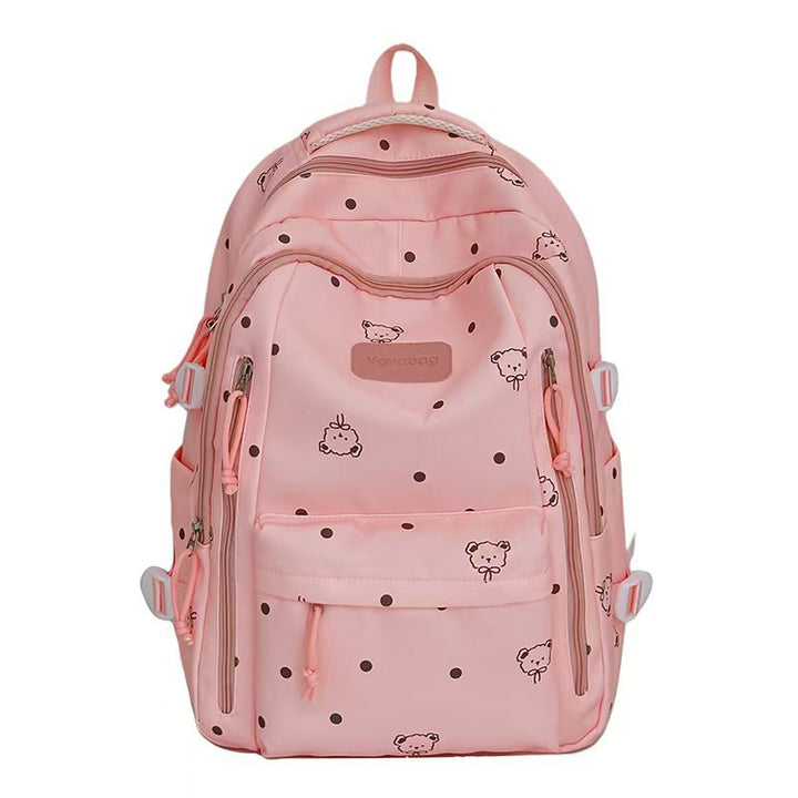 Cute Polka Dot Print Backpack Stornfield