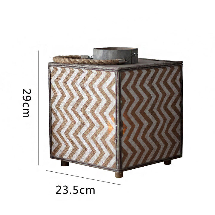 Decorative lantern with zigzag pattern Stornfield