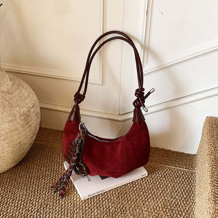Designer Suede Handbag