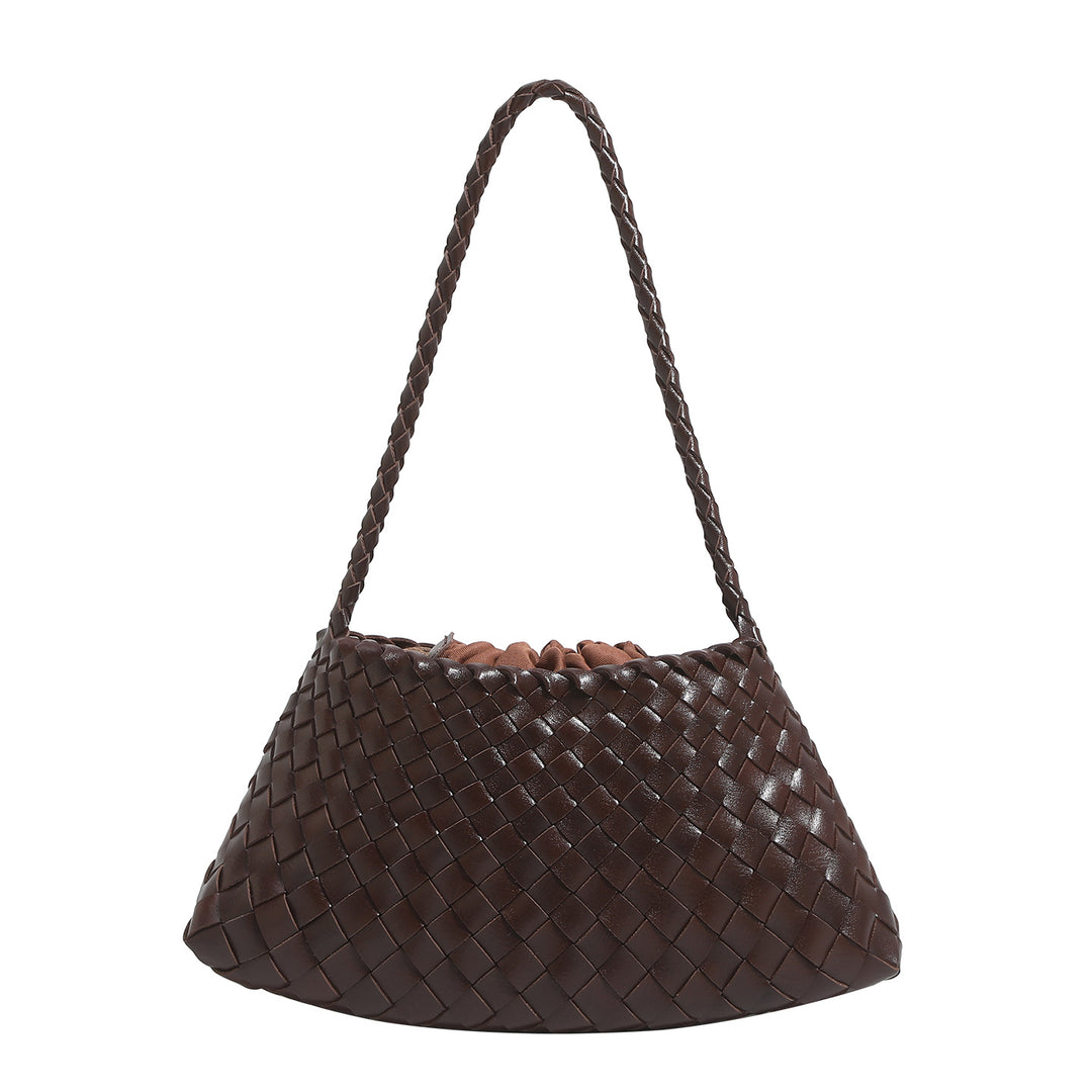 Woven Leather Handbag