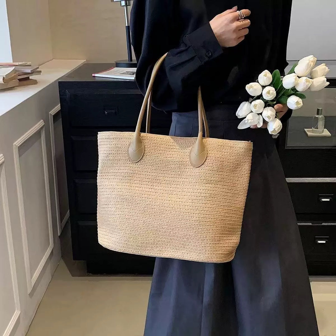 Handbag Made of Textured Natural Material Stornfield