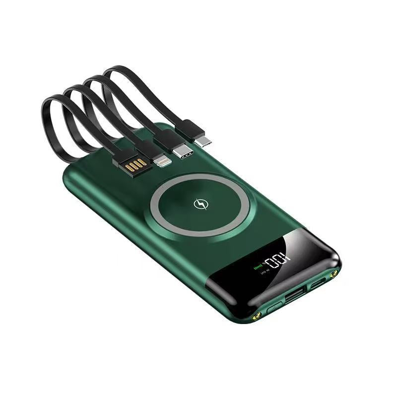 Portable power bank with wireless charging function and multifunction cable Stornfield