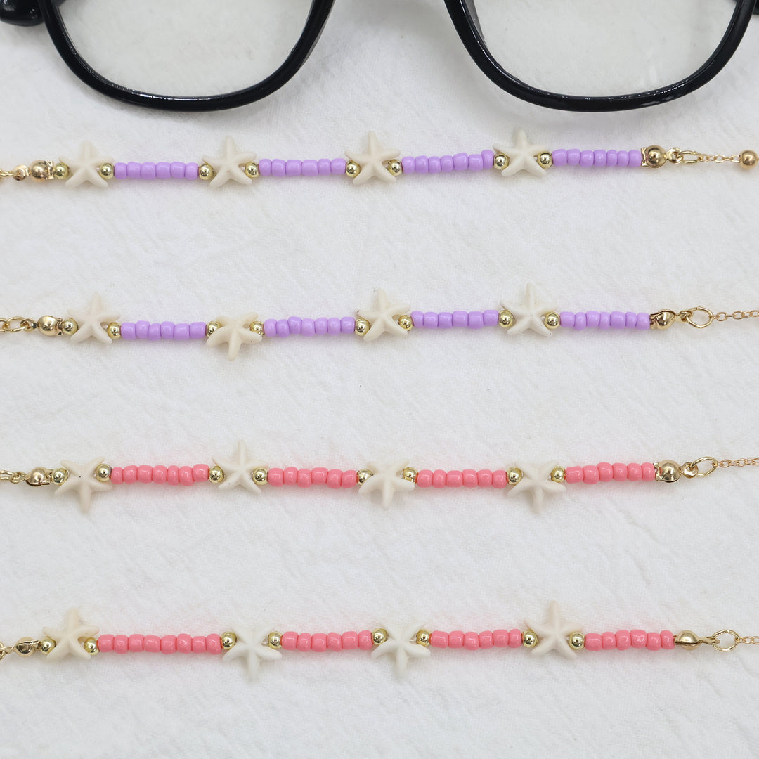 Beach-Inspired Beaded Eyewear Chain Stornfield