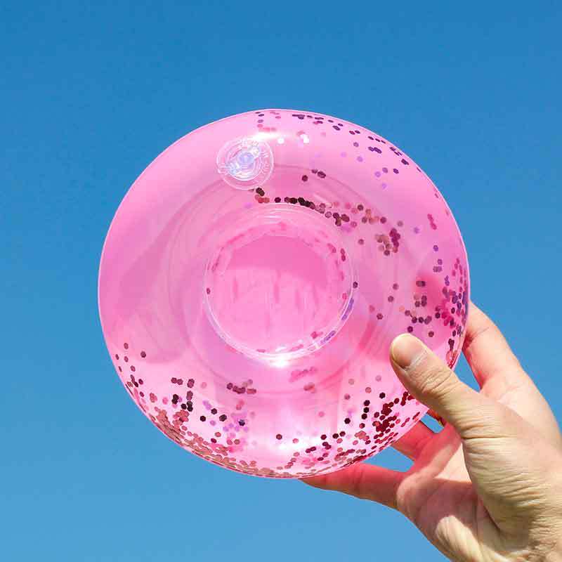 Women Inflatable Swim Ring with Floral Design Stornfield