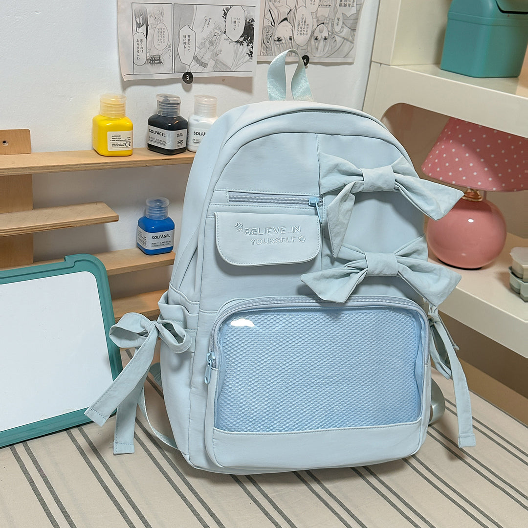 Stylish Bow-Embellished Backpack Stornfield 1791205748
