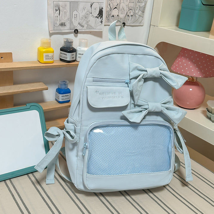 Stylish Bow-Embellished Backpack Stornfield 1791205748