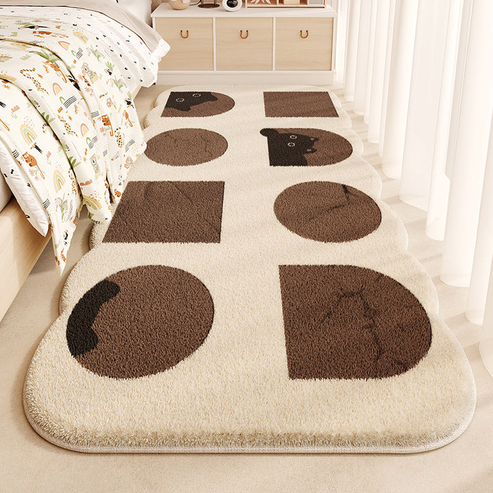 Cute Cartoon Monster Area Rug for Home