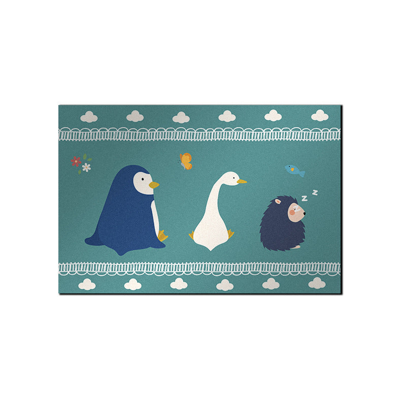 Playful Animal-Themed Bath Mat