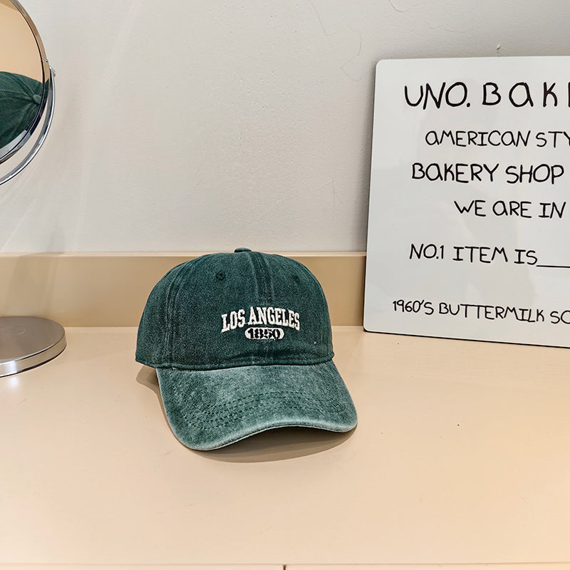 Women's Vintage-Inspired Fabric Baseball Cap Stornfield