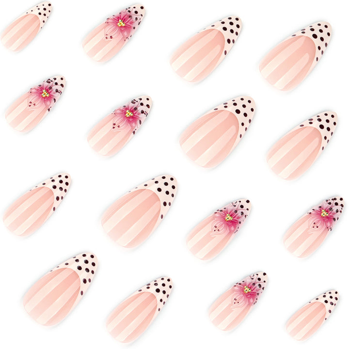 Artificial nail art with floral accents Stornfield