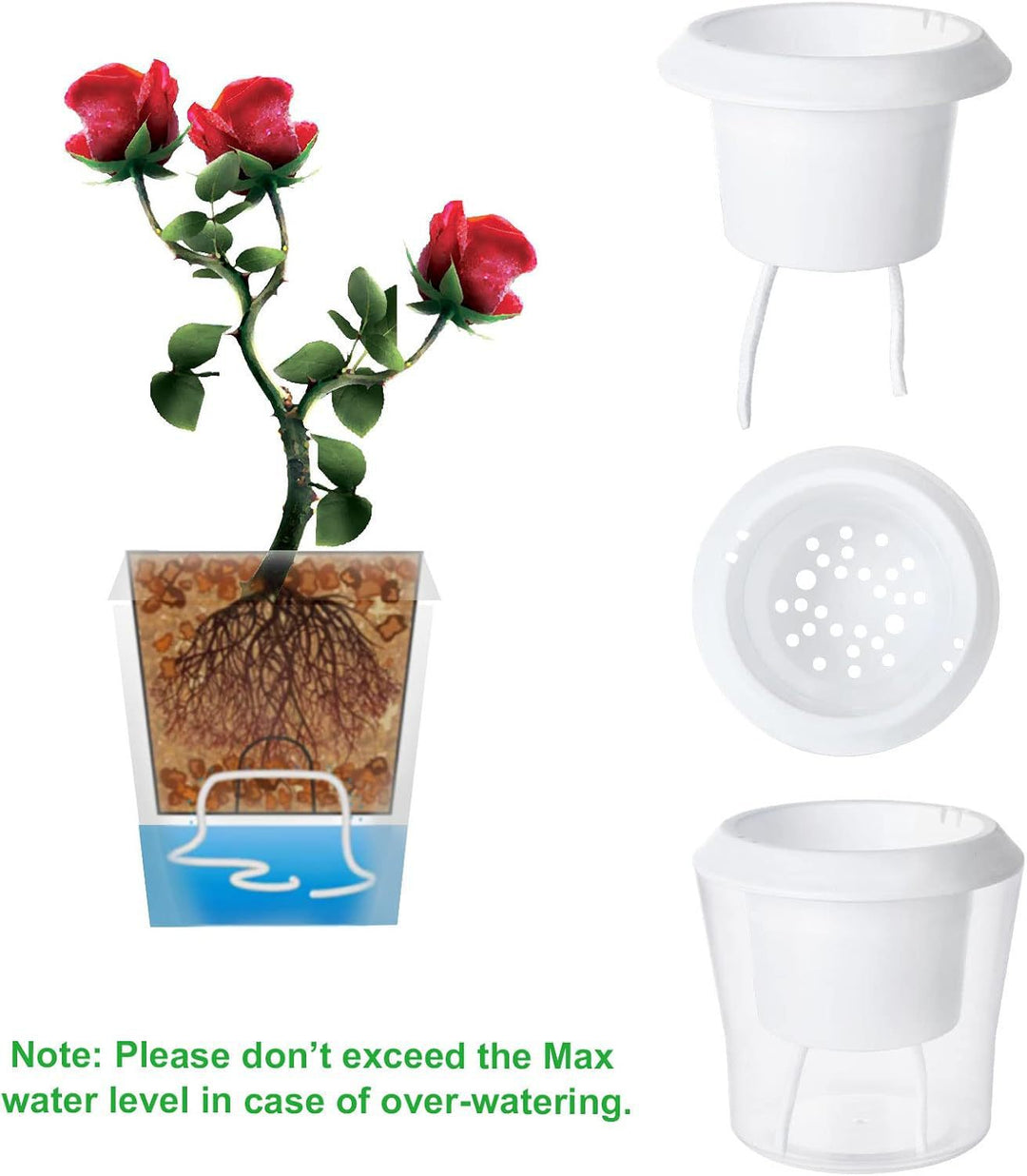 Self-Watering Planter Pot Set Stornfield