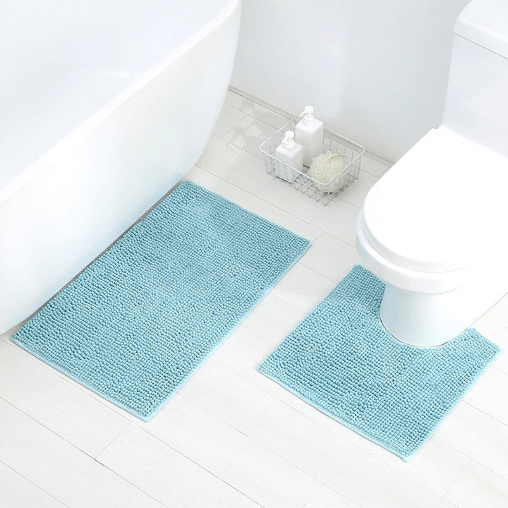 Soft Chenille Bath Mat Set Stornfield