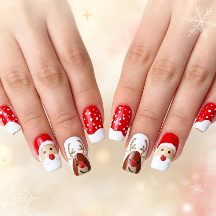 Festive Holiday Nail Art Stornfield