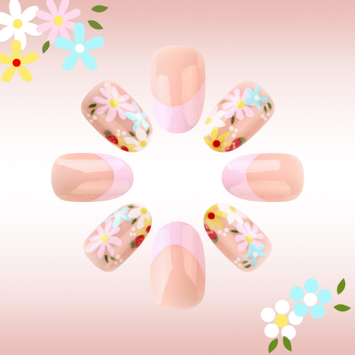 Floral Design Gel Nail Art Set Stornfield