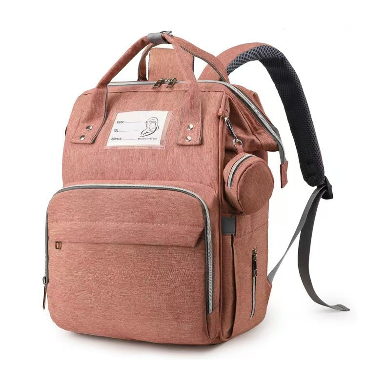 Multi-Compartment Functional Diaper Backpack Stornfield