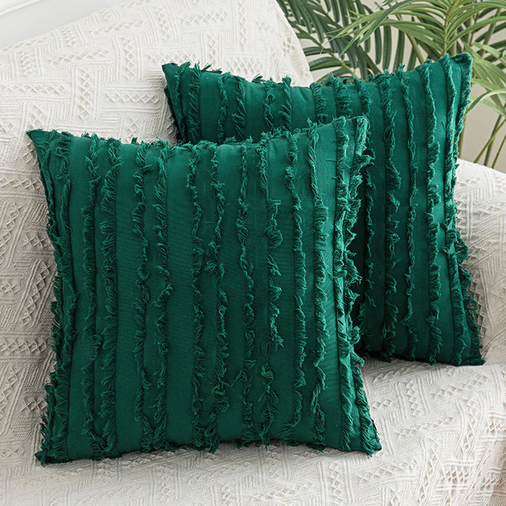 Fringe Texture Square Cushion