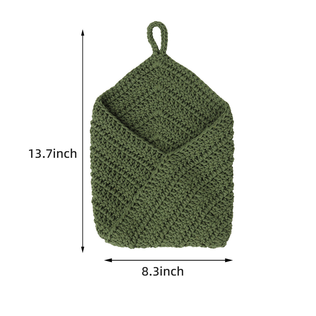 Hand-knotted storage bag Stornfield