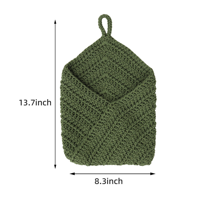 Hand-knotted storage bag Stornfield