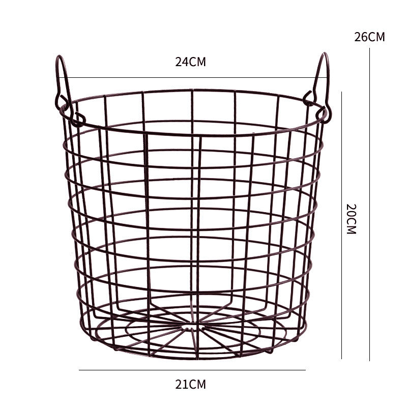 Unisex wire basket with ergonomic carrying lid Stornfield