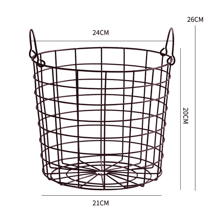 Unisex wire basket with ergonomic carrying lid Stornfield