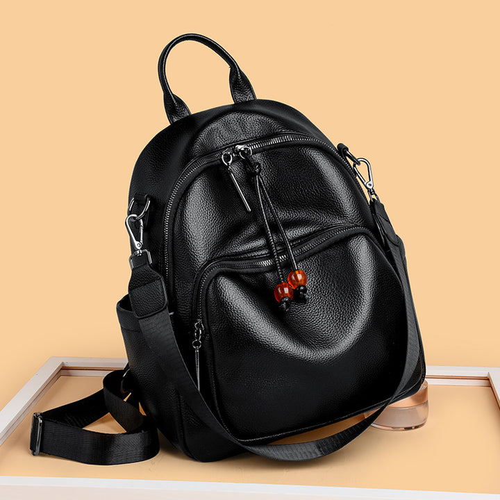 Premium Leather Travel Backpack Stornfield