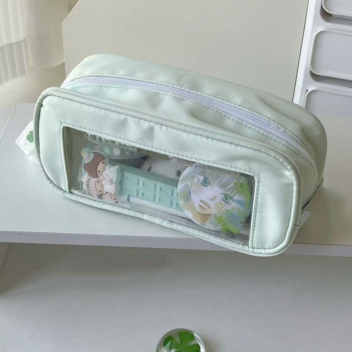 Clear Windowed Pencil Case