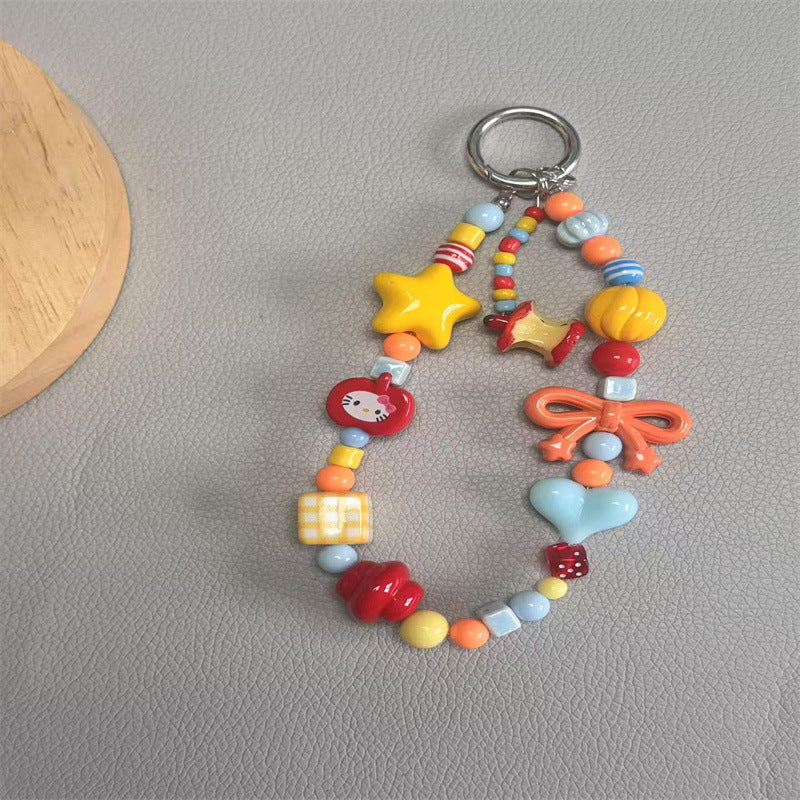 Playful Beaded Charm Keychain Stornfield 1790134757