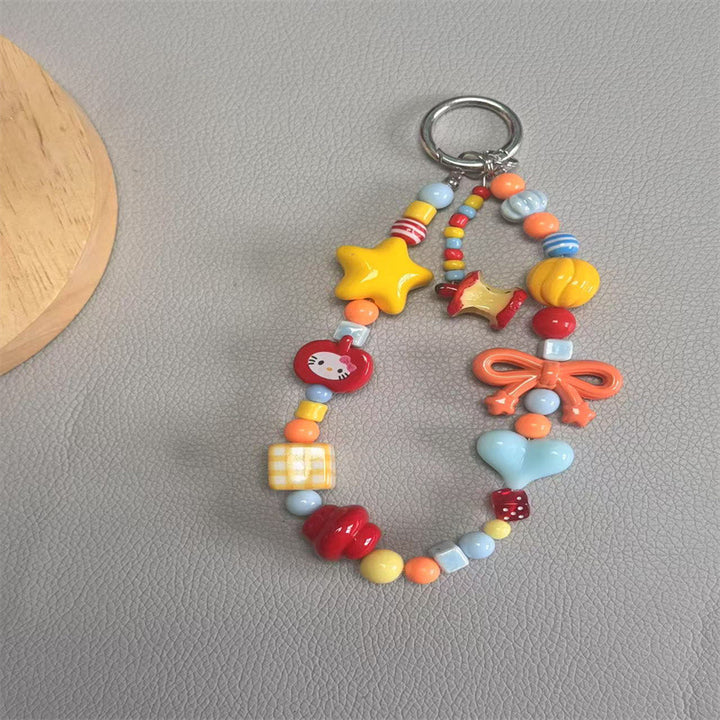 Playful Beaded Charm Keychain Stornfield 1790134757