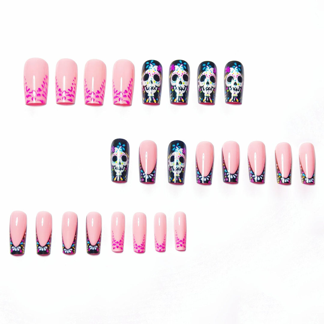 Creative nail art with detail-loving skull design Stornfield