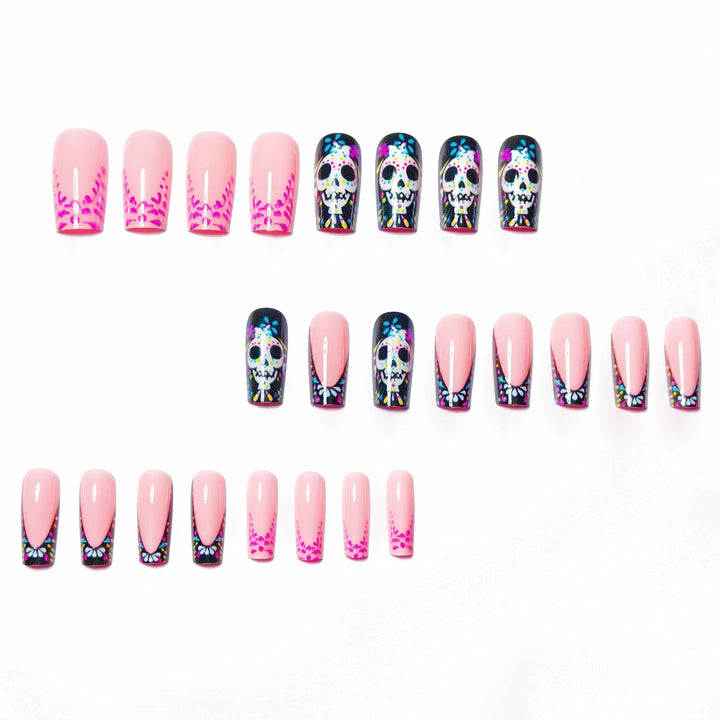 Creative nail art with detail-loving skull design Stornfield