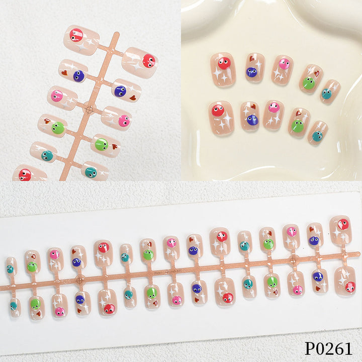 Playful Cartoon Fish Design Press-On Nail Set Stornfield