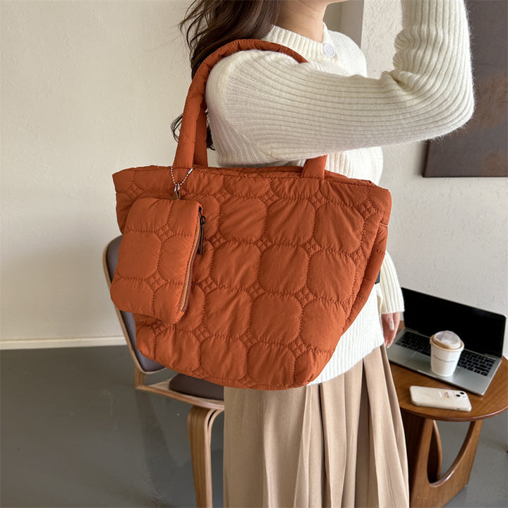 Cozy Quilted Tote Bag
