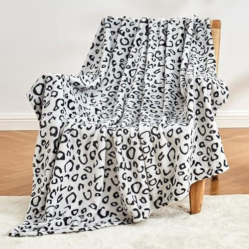 Cow Print Fleece Blanket