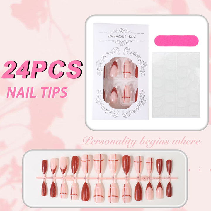 Elegant Glossy Nail Tips Set Stornfield