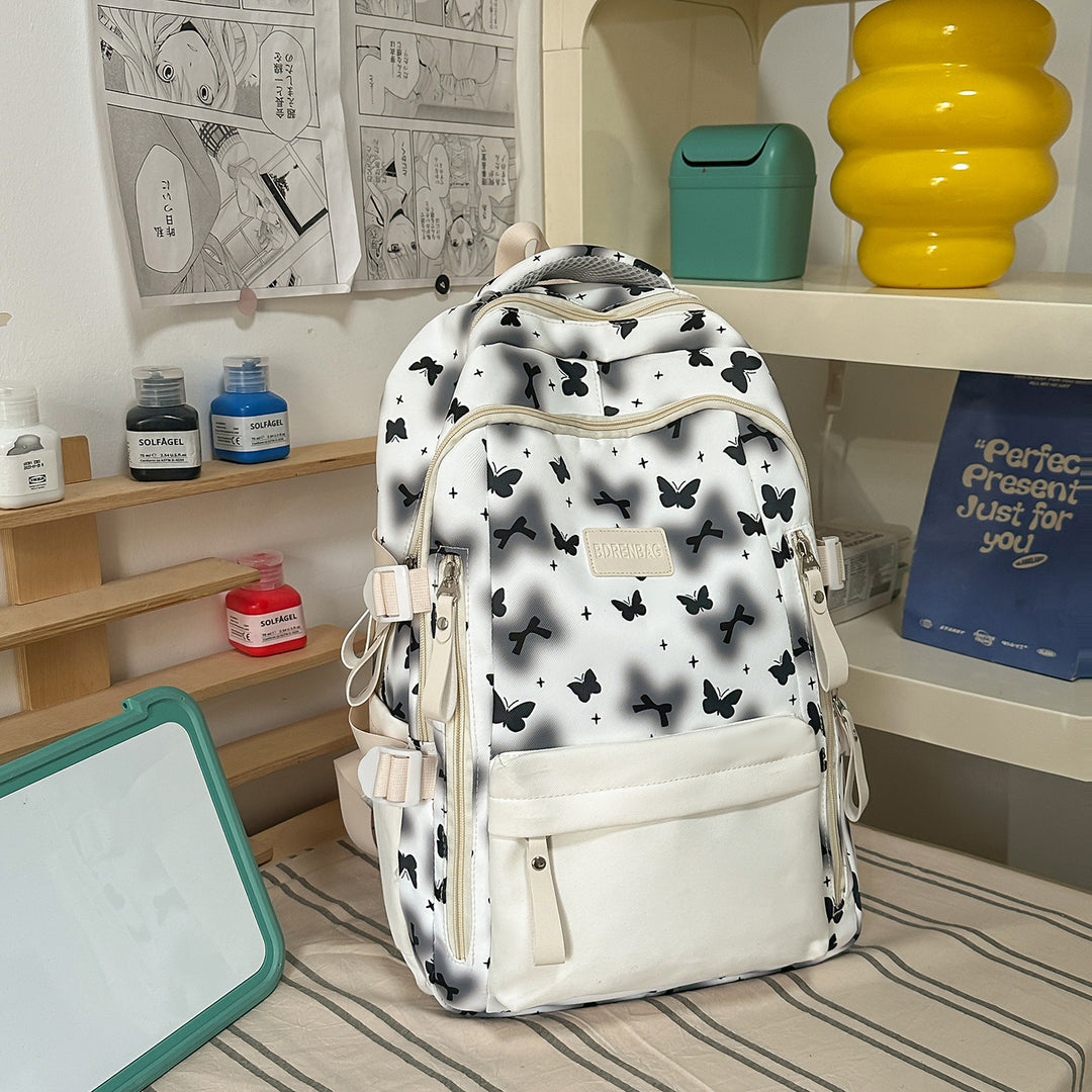 Cute Butterfly-Themed School Backpack Stornfield