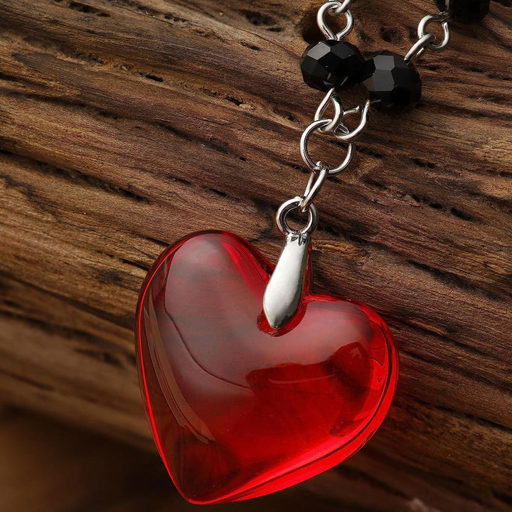 Double Strand Heart Pendant Necklace Stornfield
