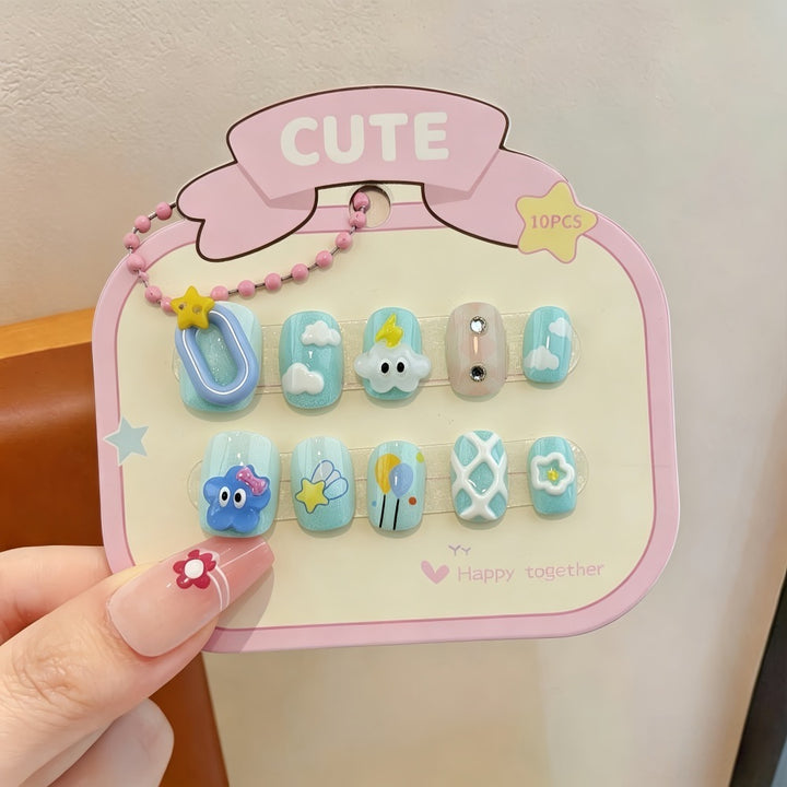 Artificial nails with sweet character design Stornfield