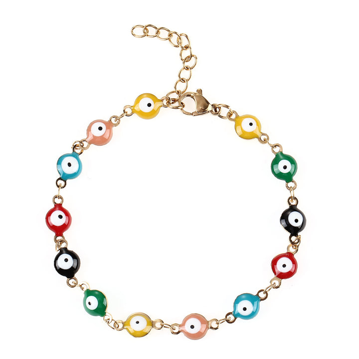 Colorful Evil Eye Charm Bracelet Stornfield