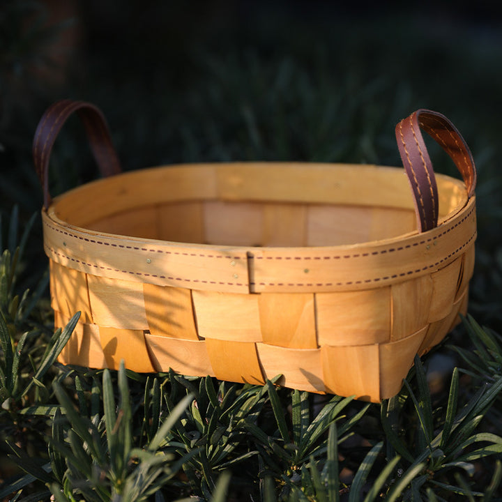 Unisex Handwoven Basket with Practical Carry Handle Stornfield
