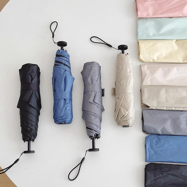 Women portable folding umbrella with wind-resistant mechanism Stornfield