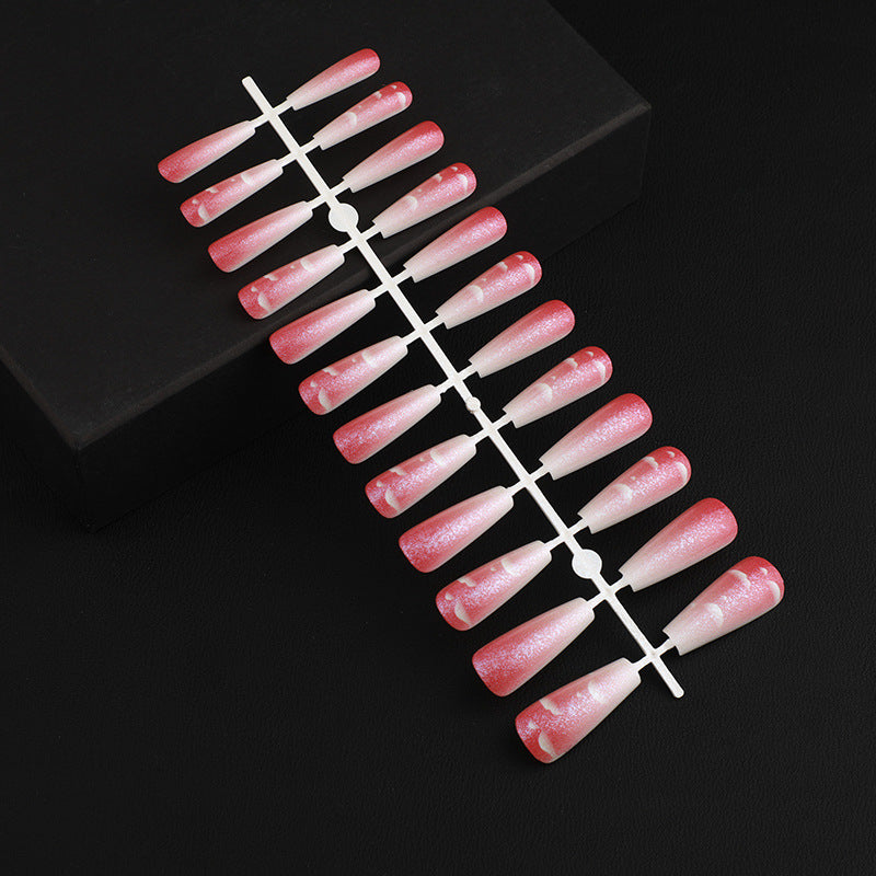 Stylish rose pattern artificial nails Stornfield