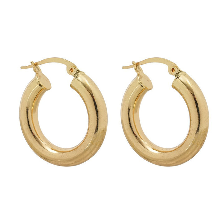 Sleek Curved Huggie Earrings Stornfield