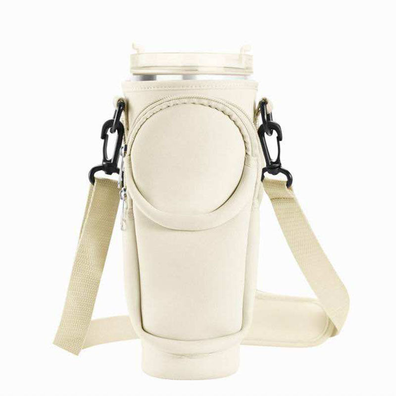 Ladies trendy and sparkling drinking bottle with shoulder bag Stornfield