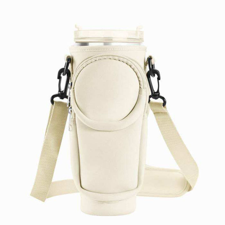 Ladies trendy and sparkling drinking bottle with shoulder bag Stornfield