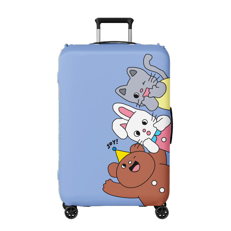Unisex hard-shell travel suitcase with creative ice cream design Stornfield