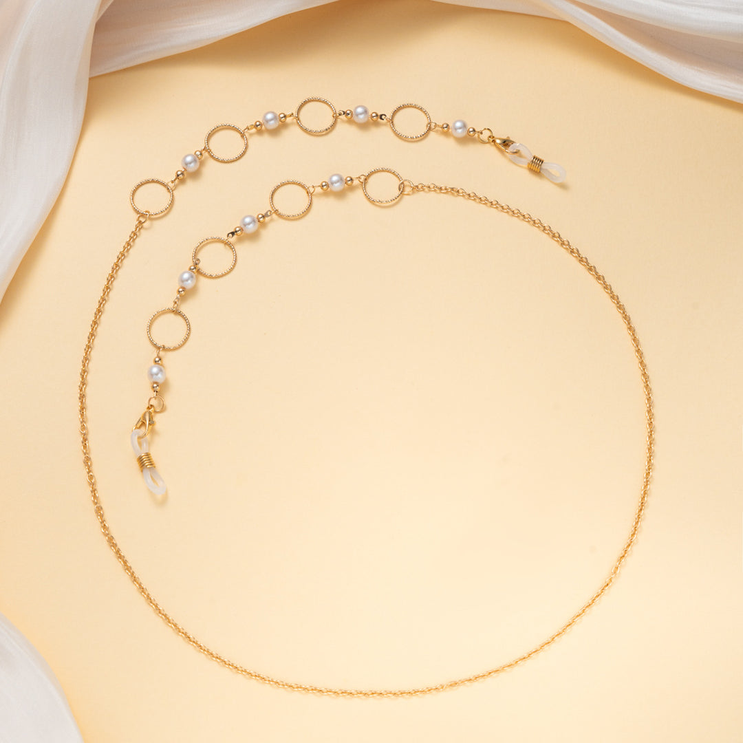Pearlescent and Chain Eyewear Necklace Stornfield