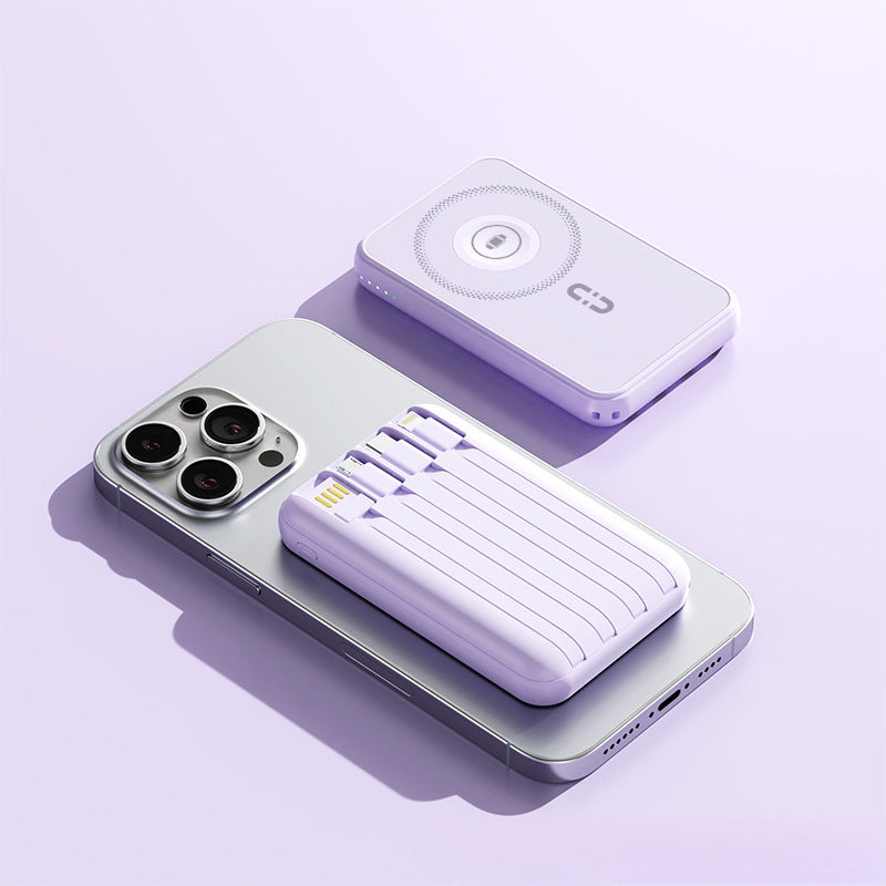 Portable power bank with wireless charging function and integrated smart technology Stornfield