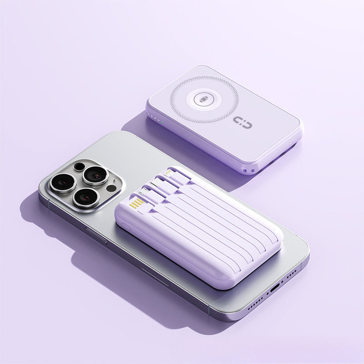 Portable power bank with wireless charging function and integrated smart technology Stornfield