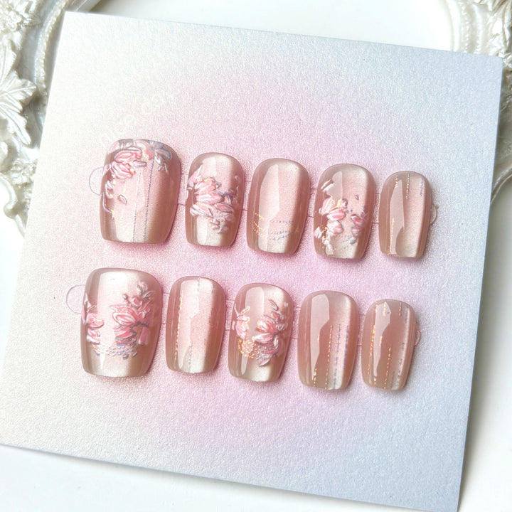 Artistic Floral Nail Art Kit