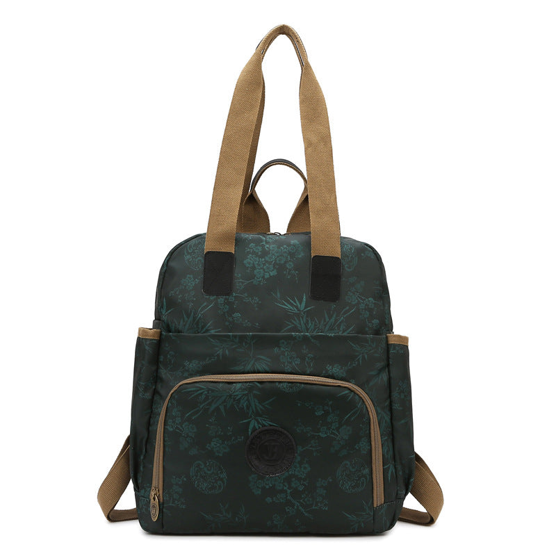 Floral Print Multi-Functional Backpack Stornfield